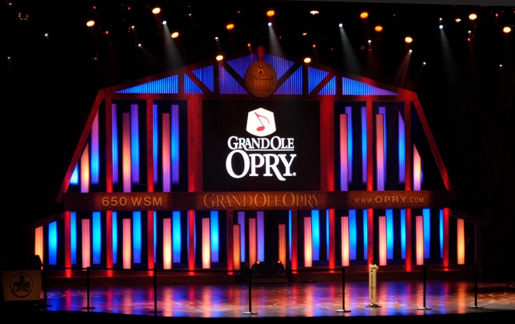 Another shot of the Opry stage with some awesome color combinations.