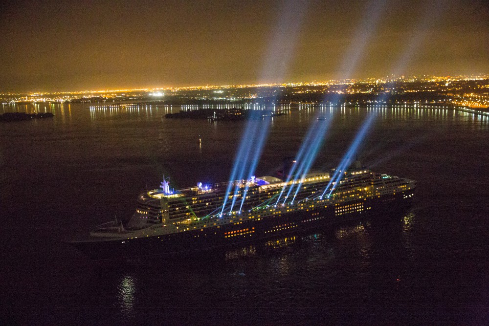 Queen Mary2 Arrives NYC Celebrates Cunard Line 175th