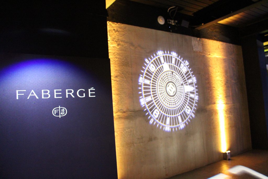 Faberge watch launch with CHAUVET Professional