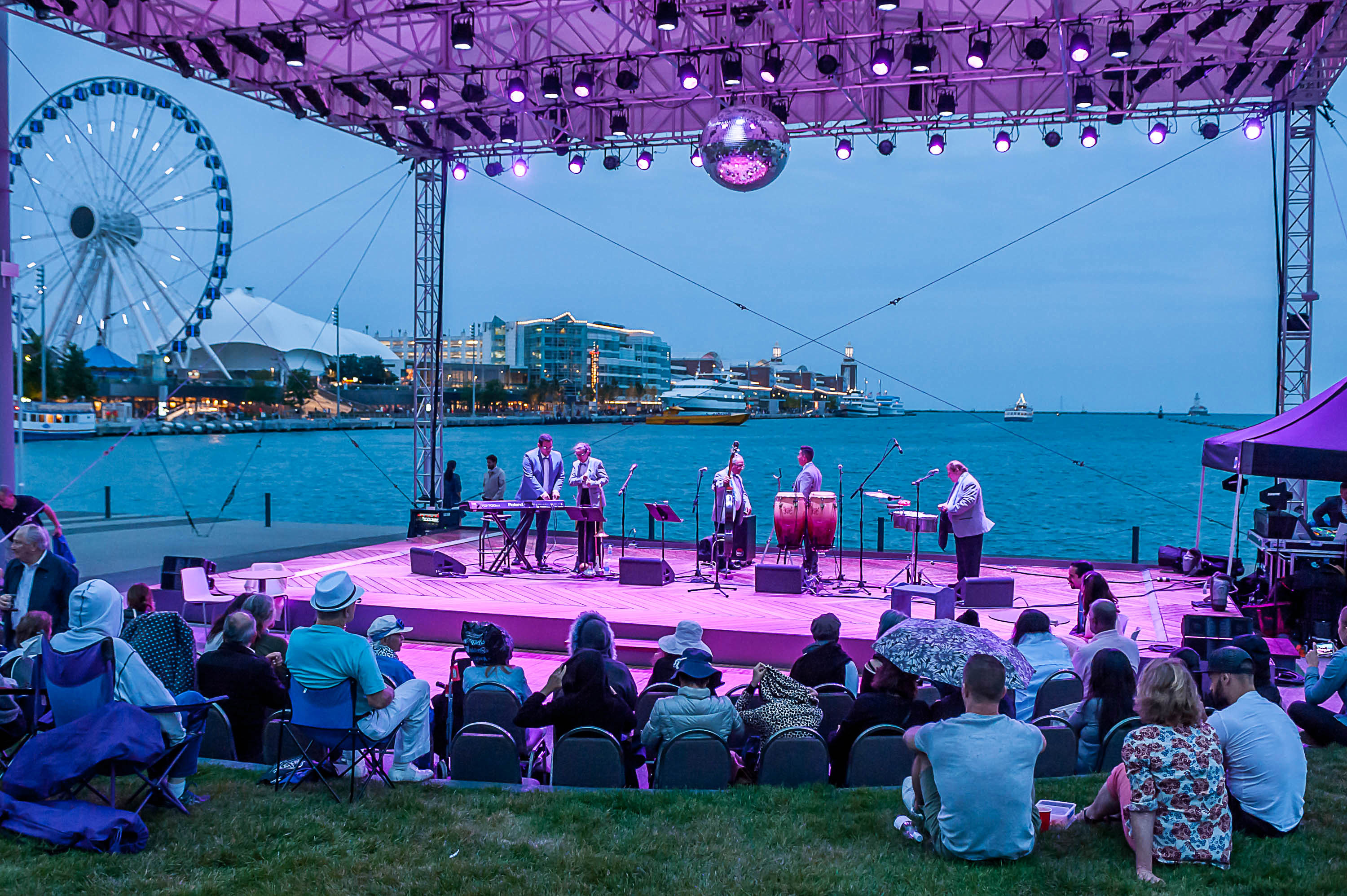 Christopher Wren Adds Color To Navy Pier’s Lake Stage With CHAUVET