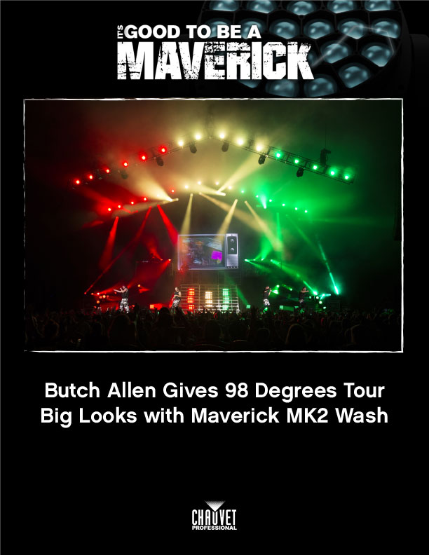 Butch Allen Gives 98 Degrees Tour Big Looks With Maverick Mk2 Wash