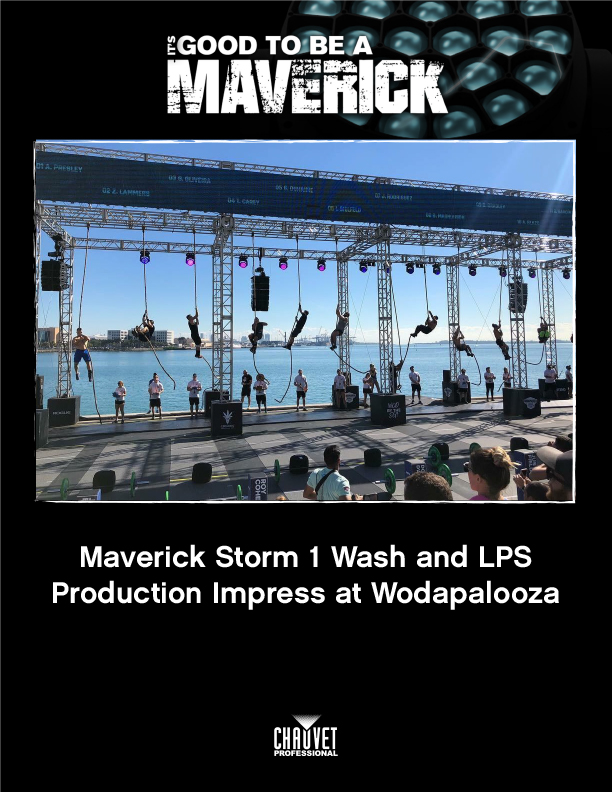 Chauvet Professional Maverick Storm 1 Wash And Lps Production Impress At Wodapalooza