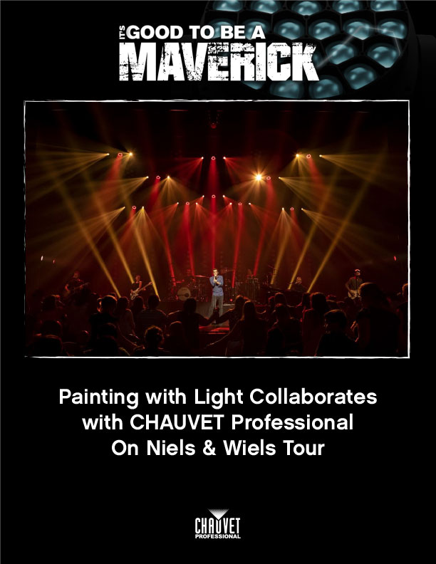 Painting With Light Collaborates With Chauvet Professional On Niels Wiels Tour