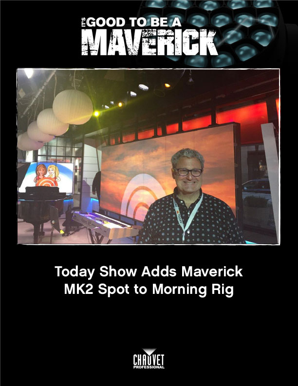 Today Show Adds Chauvet Professional Maverick Mk2 Spot To Morning Rig