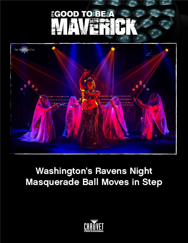 Washingtons Ravens Night Masquerade Ball Moves In Step With Chauvet Professional